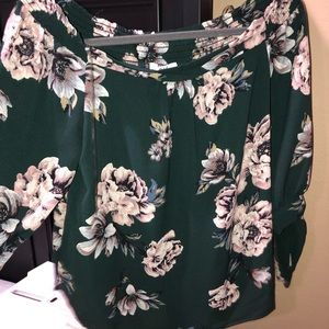 Off the shoulder blouse. Size L